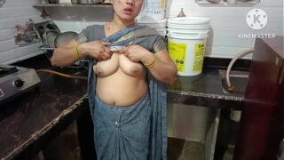 Desi Sister Fucking Hot Pussy with Her Brother in The Kitchen Video