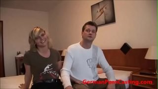 German Amateur Gets Fucked During Porn Casting Video