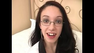 Nerd with glasses is fucked in a hotel by strangers Video